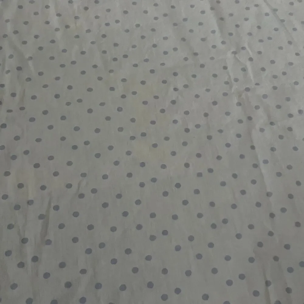 Isaac Mizrahi New York Twin Set Fitted & Flat Sheets White With Blue Polka Dots